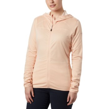 Columbia Baker Valley Hooded Fleece, Chamarras Rosas Para Mujer | 618702-PLW